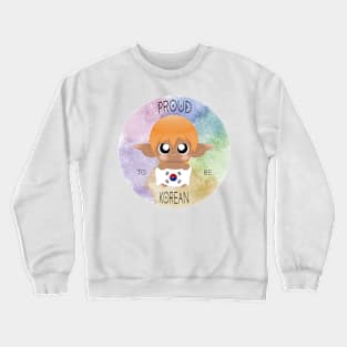 Proud to be Korean (Sleepy Forest Creatures) Crewneck Sweatshirt